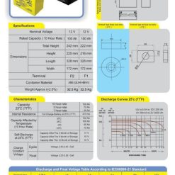 Alternative view of باتری ups صبا 100 آمپر 12 ولت